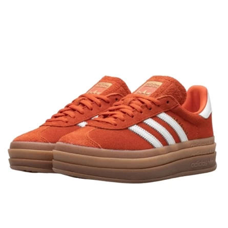 Adidas Gazelle Bold Collegiate Orange Gum 4 Adidas Gazelle Bold Collegiate Orange Gum â Image 2
