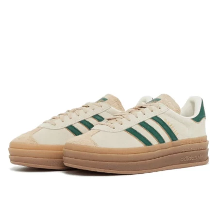 Adidas Gazelle Bold Magic Beige Collegiate Green 4 Adidas Gazelle Bold Magic Beige Collegiate Green – Image 2