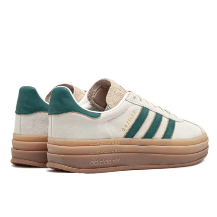 Adidas Gazelle Bold Magic Beige Collegiate Green 5 Adidas Gazelle Bold Magic Beige Collegiate Green – Image 3