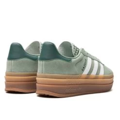 Adidas Gazelle Bold Silver Green Gum -Urban Sneaker Soldes adidas gazelle bold silver green gum 2