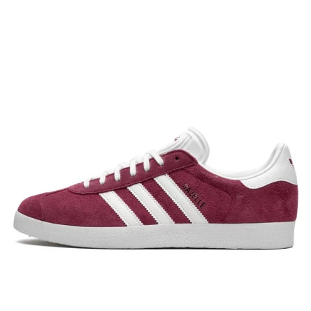 Adidas Gazelle Collegiate Burgundy White 3 Adidas Gazelle Collegiate Burgundy White