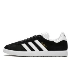 Adidas Gazelle Core Black Cloud White Gold