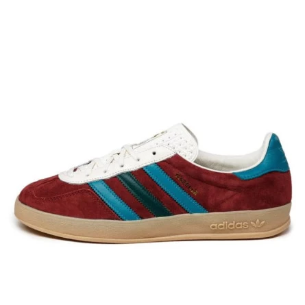 Adidas Gazelle Indoor Collegiate Burgundy 3 Adidas Gazelle Indoor Collegiate Burgundy