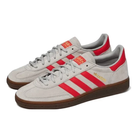 Adidas Handball Spezial Grey Hi-Res Red 4 Adidas Handball Spezial Grey Hi-Res Red – Image 2