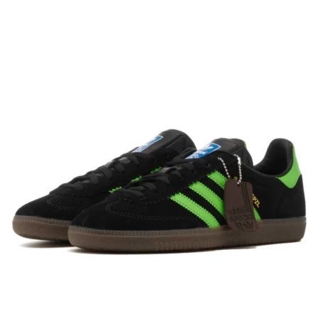 Adidas Samba Deco SPZL Core Black Lucid Lime 4 Adidas Samba Deco SPZL Core Black Lucid Lime – Image 2