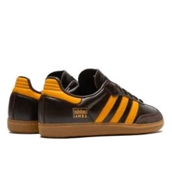 Adidas Samba OG Dark Brown Preloved Yellow -Urban Sneaker Soldes adidas samba og dark brown preloved yellow 2
