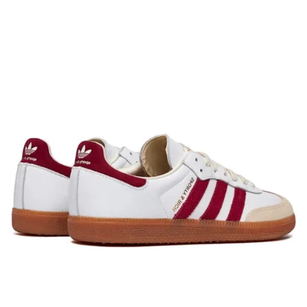 Adidas Samba OG Sporty & Rich White Core Burgundy 5 Adidas Samba OG Sporty & Rich White Core Burgundy – Image 3