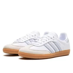 Adidas Samba OG White Halo Blue Gum 7 Adidas Samba OG White Halo Blue Gum -Urban Sneaker Soldes adidas samba og white halo blue gum 1