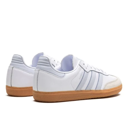 Adidas Samba OG White Halo Blue Gum 5 Adidas Samba OG White Halo Blue Gum – Image 3