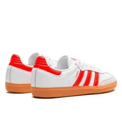 Adidas Samba OG White Solar Red Gum -Urban Sneaker Soldes adidas samba og white solar red gum 2