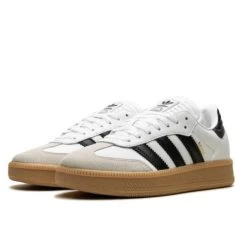 Adidas Samba XLG White Black Gum 7 Adidas Samba XLG White Black Gum -Urban Sneaker Soldes adidas samba xlg white black gum 1 1