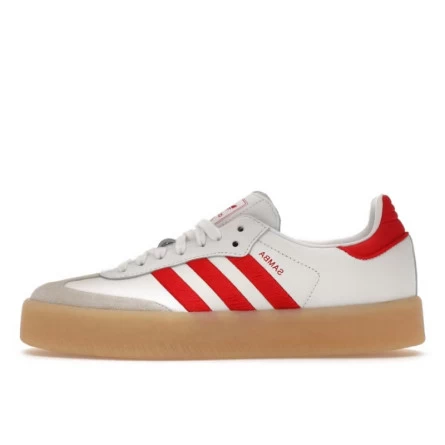 Adidas Sambae White Better Scarlet Gum 3 Adidas Sambae White Better Scarlet Gum