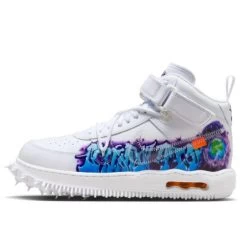 Nike Air Force 1 Mid Off-White Graffiti White