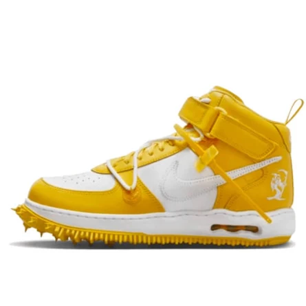 Nike Air Force 1 Mid SP Off-White Varsity Maize 3 Nike Air Force 1 Mid SP Off-White Varsity Maize