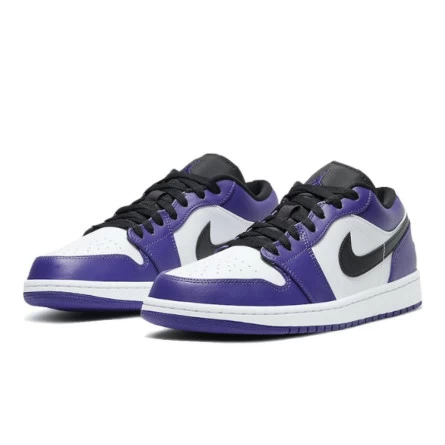 Air Jordan 1 Low Court Purple White 4 Air Jordan 1 Low Court Purple White – Image 2