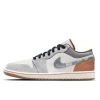 Air Jordan 1 Low SE Phantom Repaired Denim Swoosh