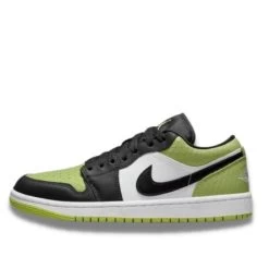 Air Jordan 1 Low Vivid Green Snakeskin