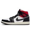 Air Jordan 1 Mid Black Gym Red 1 Air Jordan 1 Mid Black Gym Red -Urban Sneaker Soldes air jordan 1 mid black gym red