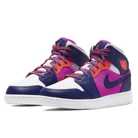 Air Jordan 1 Mid Fire Pink Barely Grape 4 Air Jordan 1 Mid Fire Pink Barely Grape â Image 2
