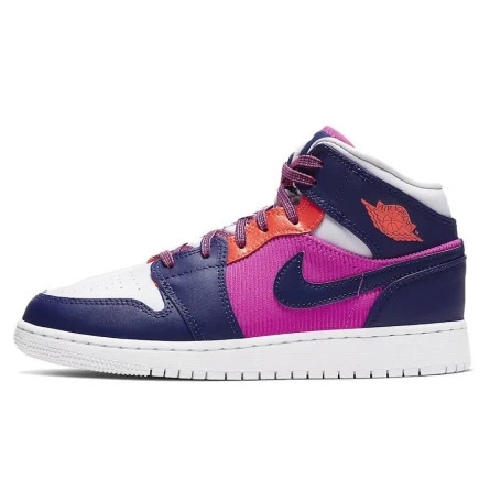 Air Jordan 1 Mid Fire Pink Barely Grape 3 Air Jordan 1 Mid Fire Pink Barely Grape