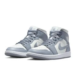 Air Jordan 1 Mid Grey Sail -Urban Sneaker Soldes air jordan 1 mid grey sail 1