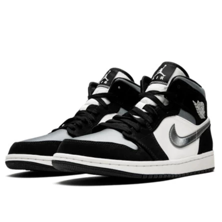 Air Jordan 1 Mid Satin Grey Toe 4 Air Jordan 1 Mid Satin Grey Toe – Image 2