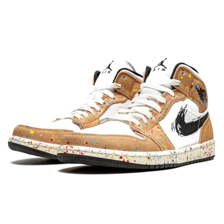 Air Jordan 1 Mid SE Brushstroke 4 Air Jordan 1 Mid SE Brushstroke – Image 2