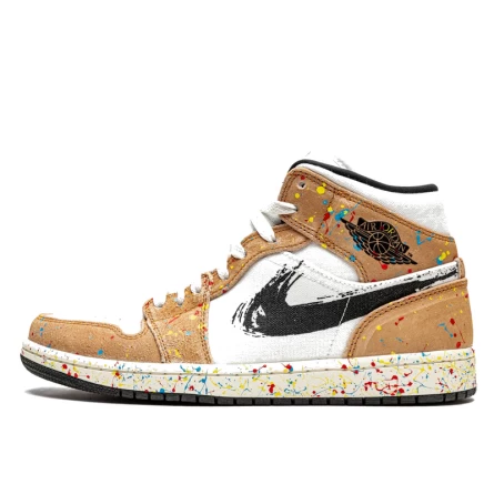 Air Jordan 1 Mid SE Brushstroke 3 Air Jordan 1 Mid SE Brushstroke