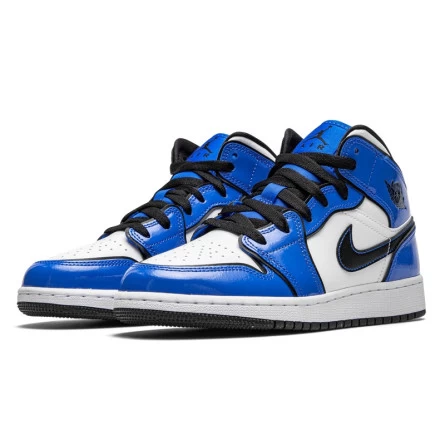 Air Jordan 1 Mid Signal Blue 4 Air Jordan 1 Mid Signal Blue – Image 2
