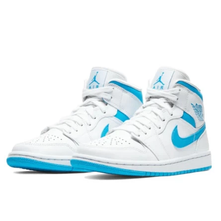 Air Jordan 1 Mid UNC University Blue 4 Air Jordan 1 Mid UNC University Blue – Image 2