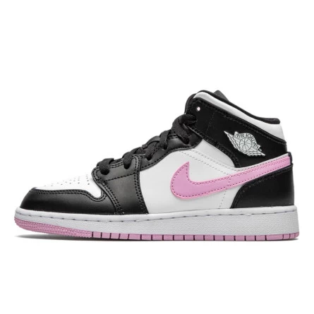 Air Jordan 1 Mid White Black Light Arctic Pink 3 Air Jordan 1 Mid White Black Light Arctic Pink