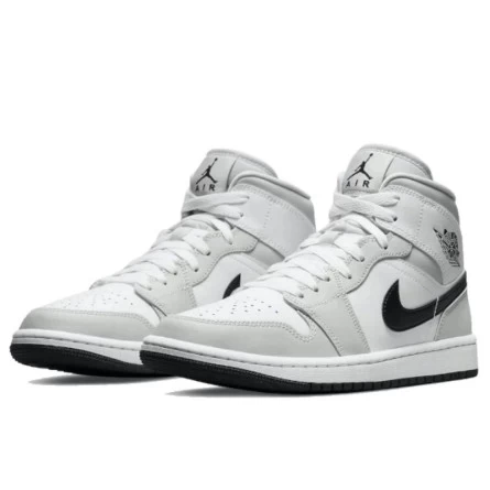 Air Jordan 1 Mid White Light Smoke Grey 4 Air Jordan 1 Mid White Light Smoke Grey â Image 2