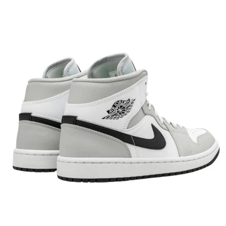 Air Jordan 1 Mid White Light Smoke Grey 5 Air Jordan 1 Mid White Light Smoke Grey â Image 3