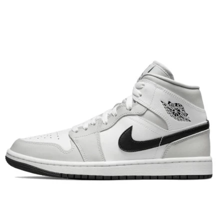 Air Jordan 1 Mid White Light Smoke Grey 3 Air Jordan 1 Mid White Light Smoke Grey