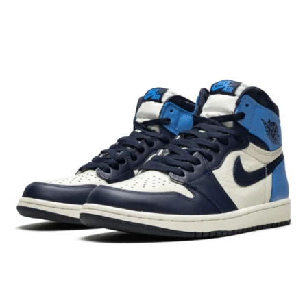 Air Jordan 1 Retro High Obsidian Sail UNC 4 Air Jordan 1 Retro High Obsidian Sail UNC – Image 2