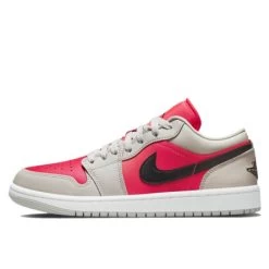 Air Jordan 1 Retro Low Light Iron Ore Siren Red