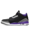 Air Jordan 3 Retro Black Court Purple