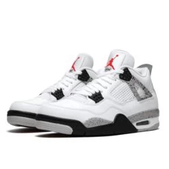 Air Jordan 4 Retro White Cement -Urban Sneaker Soldes air jordan 4 retro white cement 1