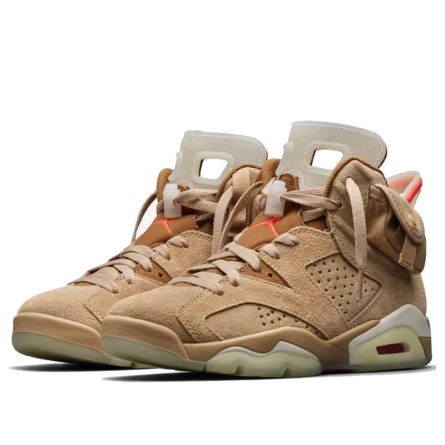 Air Jordan 6 Retro Travis Scott British Khaki 4 Air Jordan 6 Retro Travis Scott British Khaki – Image 2