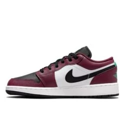 Air Jordan 1 Low SE Dark Beetroot Black Roma Green