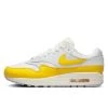 Nike Air Max 1 White Bright Yellow -Urban Sneaker Soldes air max 1 white bright yellow