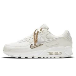 Nike Air Max 90 Gold Chain Summit White