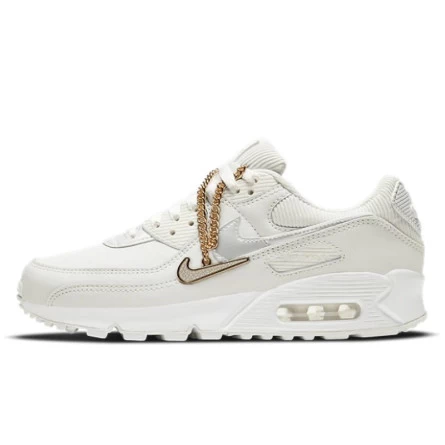 Nike Air Max 90 Gold Chain Summit White 3 Nike Air Max 90 Gold Chain Summit White