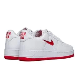 Nike Air Force 1 Low '07 Retro Color Of The Month Jewel Swoosh University Red -Urban Sneaker Soldes nike air force 1 low 07 retro color of the month jewel swoosh university red 2