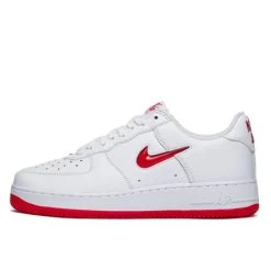 Nike Air Force 1 Low '07 Retro Color Of The Month Jewel Swoosh University Red