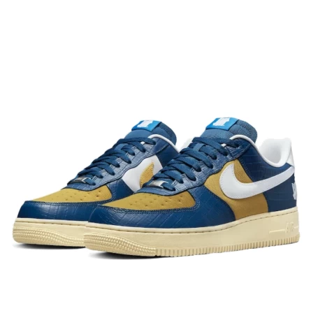Nike Air Force 1 Low SP Undefeated 5 On It Blue Yellow Croc 4 Nike Air Force 1 Low SP Undefeated 5 On It Blue Yellow Croc – Image 2