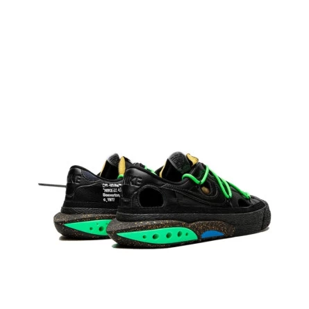 Nike Blazer Low Off-White Black Electro Green 5 Nike Blazer Low Off-White Black Electro Green – Image 3