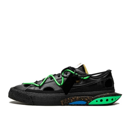 Nike Blazer Low Off-White Black Electro Green 3 Nike Blazer Low Off-White Black Electro Green