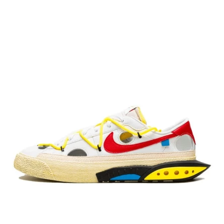 Nike Blazer Low Off-White University Red 3 Nike Blazer Low Off-White University Red