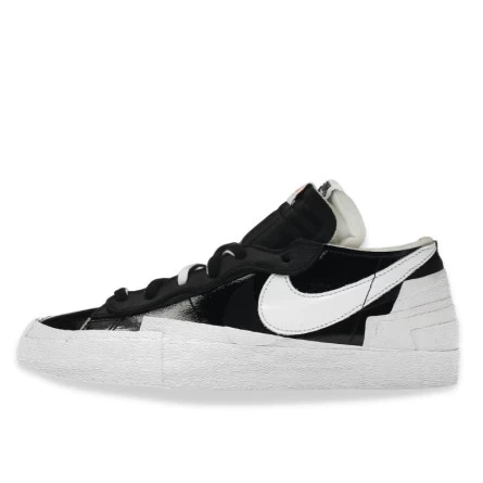 Nike Blazer Low Sacai Black Patent Leather 3 Nike Blazer Low Sacai Black Patent Leather